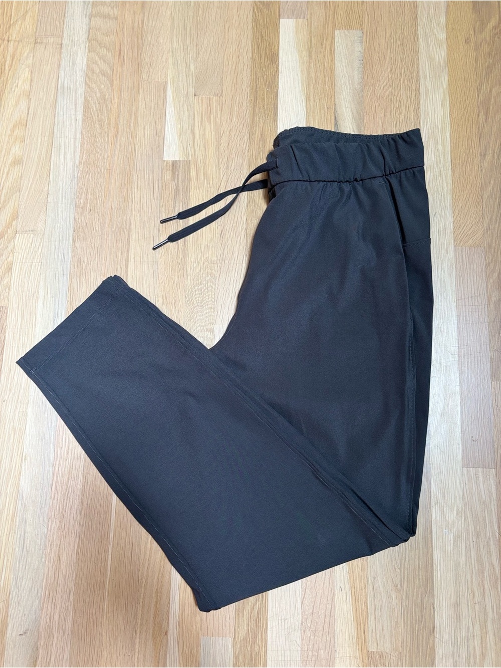 CRZ YOGA Womens 4-Way Stretch 7/8 Ankle Pants- Mountain Green Large